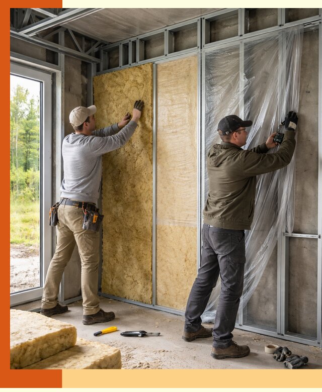 Утепление дома из ЛСТК в Мариинске с гарантией качества и эффективности