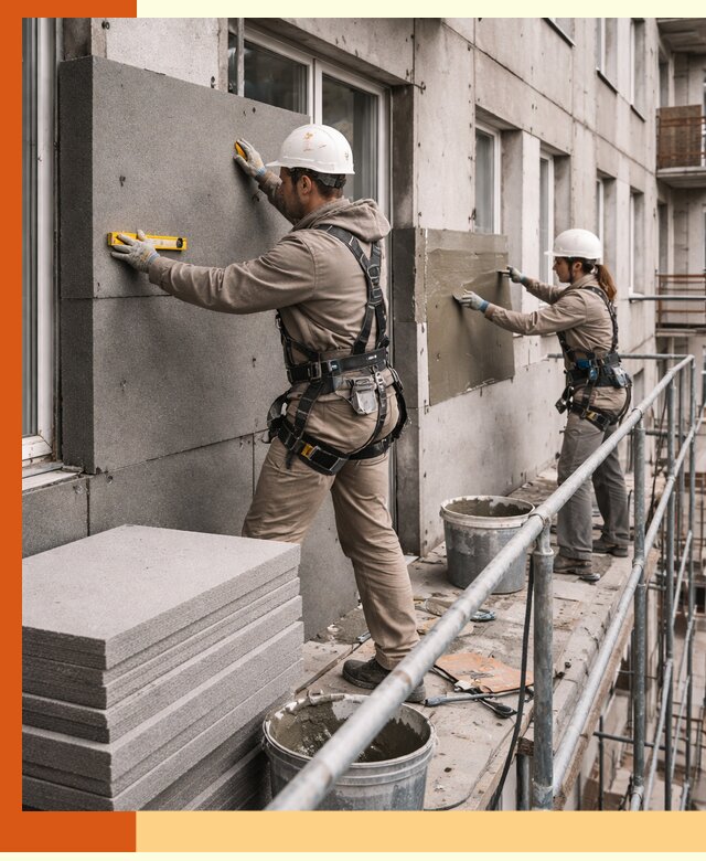 Утепление квартиры снаружи под ключ в Мариинске