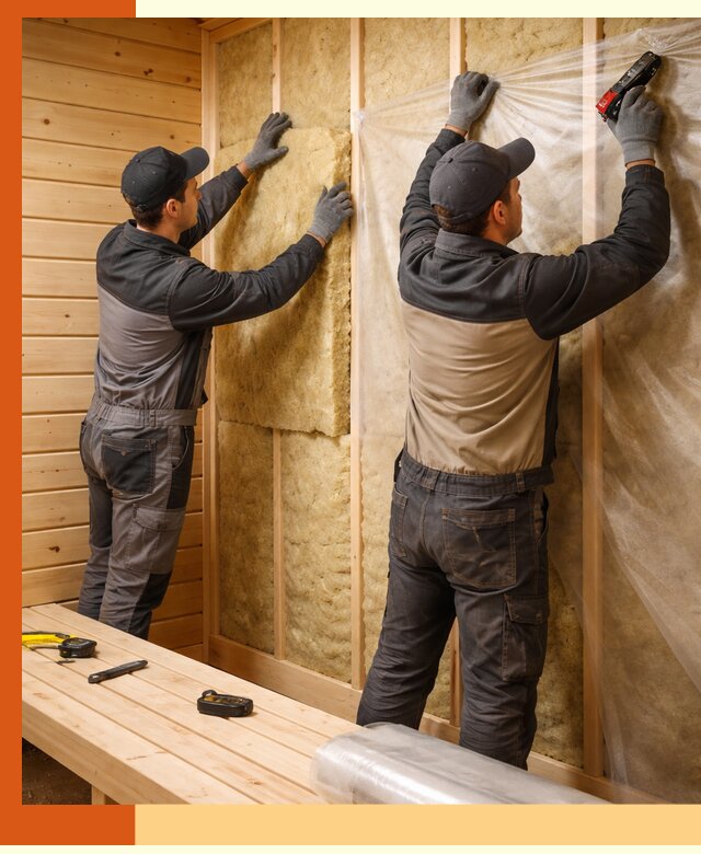 Профессиональное утепление сауны в Мариинске с гарантиями качества