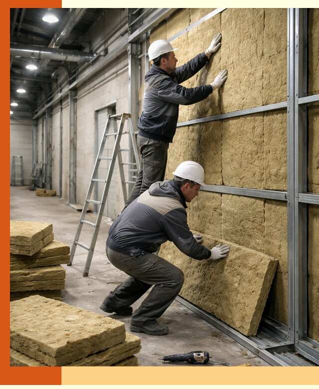 Утепление цеха под ключ в Мариинске с гарантией качества