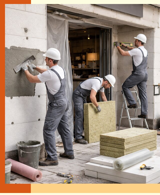 Утепление кафе в Мариинске: профессиональная теплоизоляция и монтаж