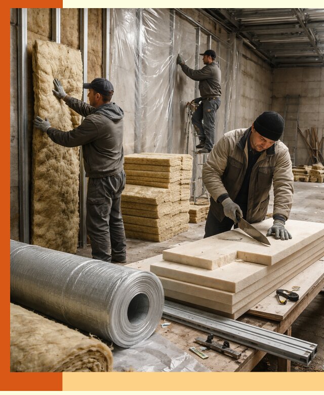 Утепление торгового склада в Мариинске с энергоэффективными решениями